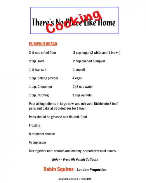 Pumpkin Bread